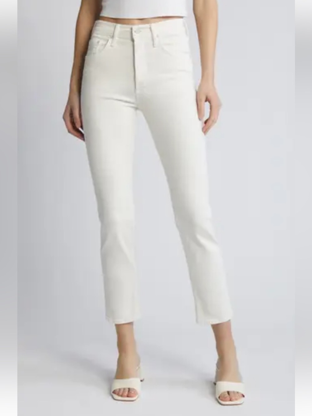 Mother Cream Puffs Wash The Tomcat High Rise Ankle Skinny Jeans Sz. 29